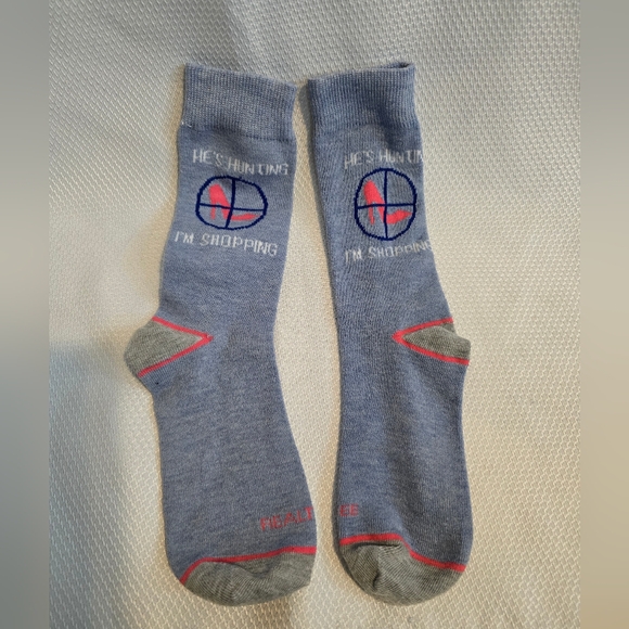 He's Hunting, I'm Shoppibg Socks - Picture 1 of 1